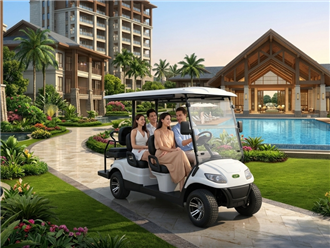 Xe Điện 6 Chỗ Lvtong LT-A617.4+2: Giải Pháp Vận Chuyển Hoàn Hảo Cho Khu Phức Hợp Khách Sạn