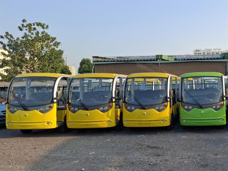 Ưu đãi khuyến mại lớn khi khách hàng đặt mua Xe điện 4 bánh chở khách số lượng lớn cho dự án.