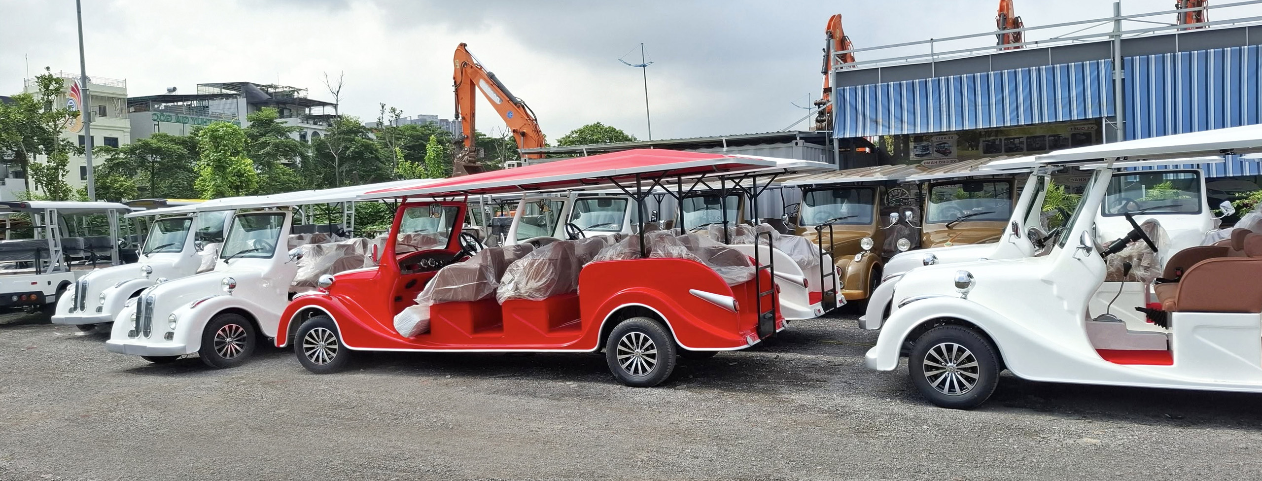 Xe điện cổ điển chở khách