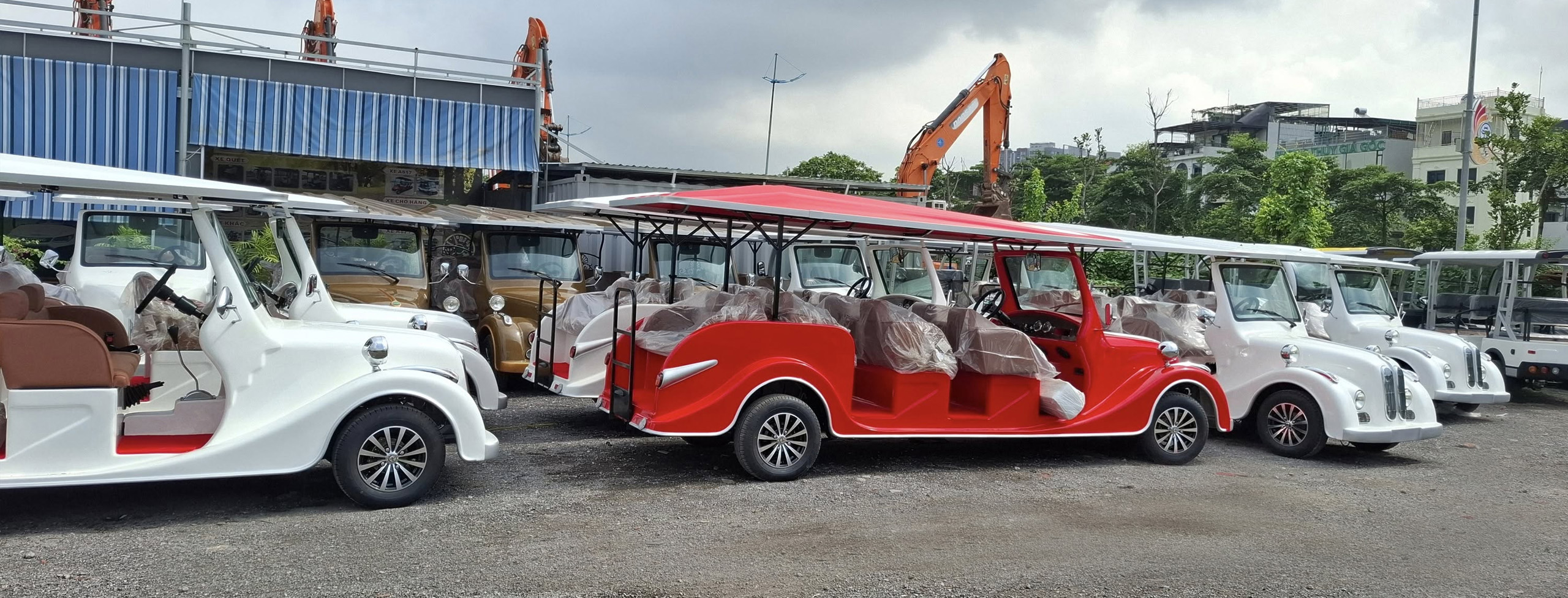 Xe điện kiểu dáng cổ điển