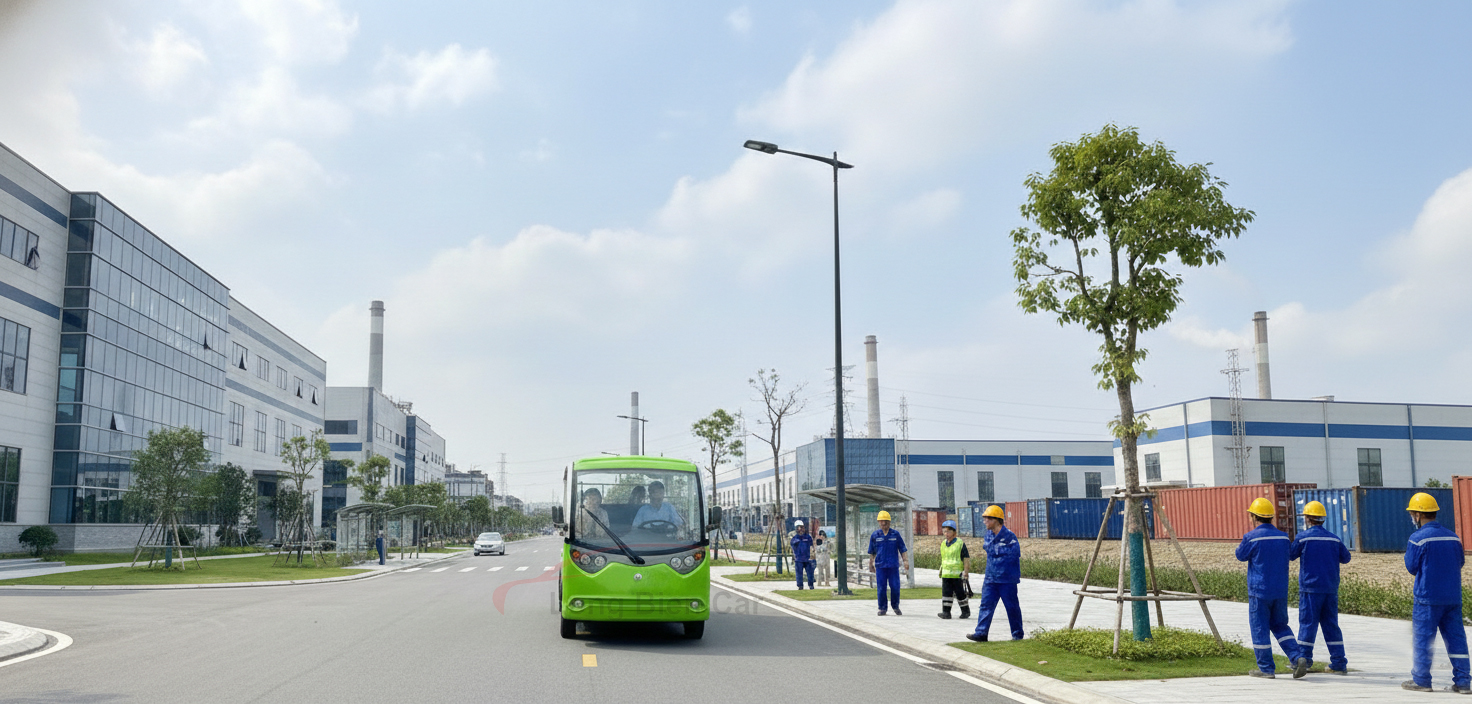 Xe điện cho khu công nghiệp, nhà máy